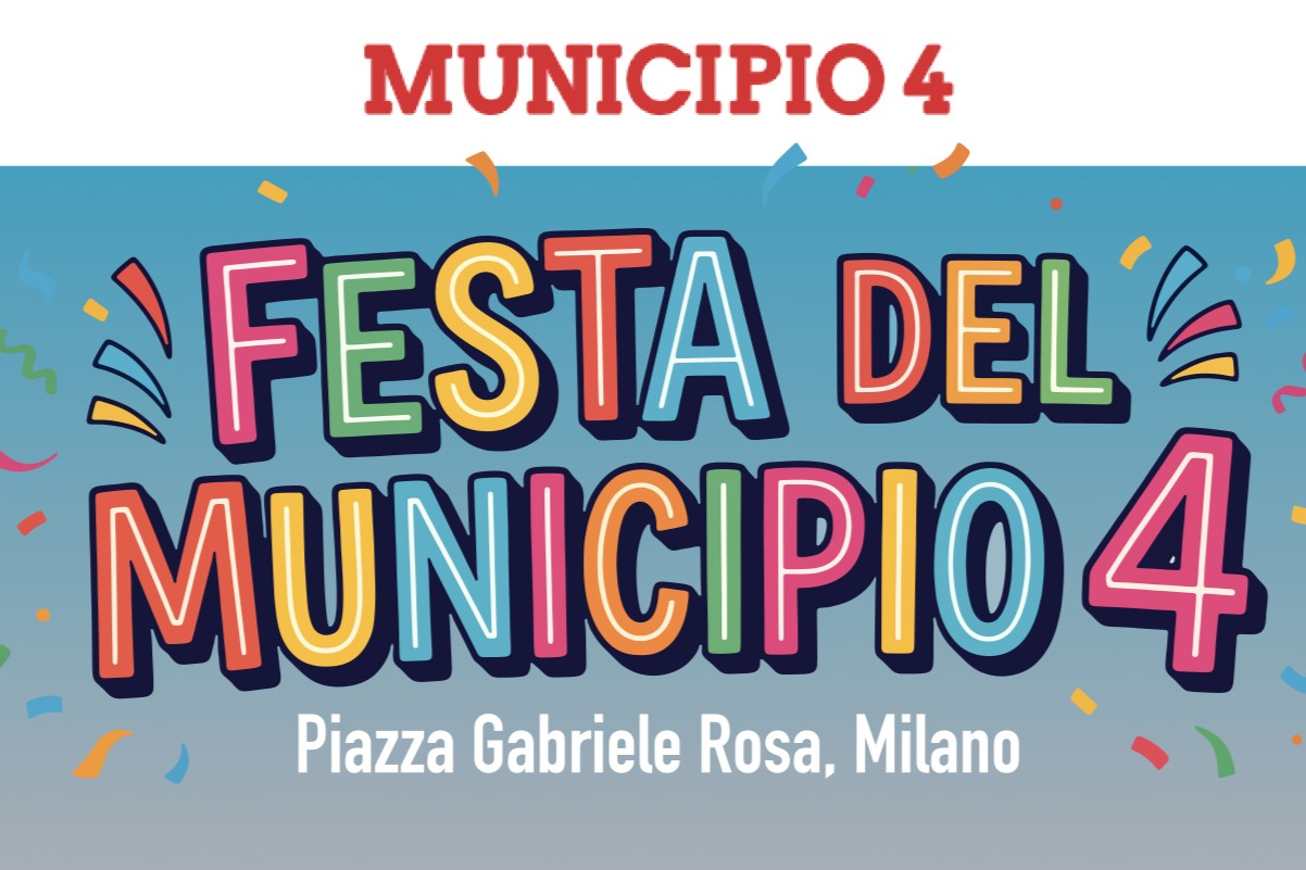 Immagine con scritto "festa del municipio 4"